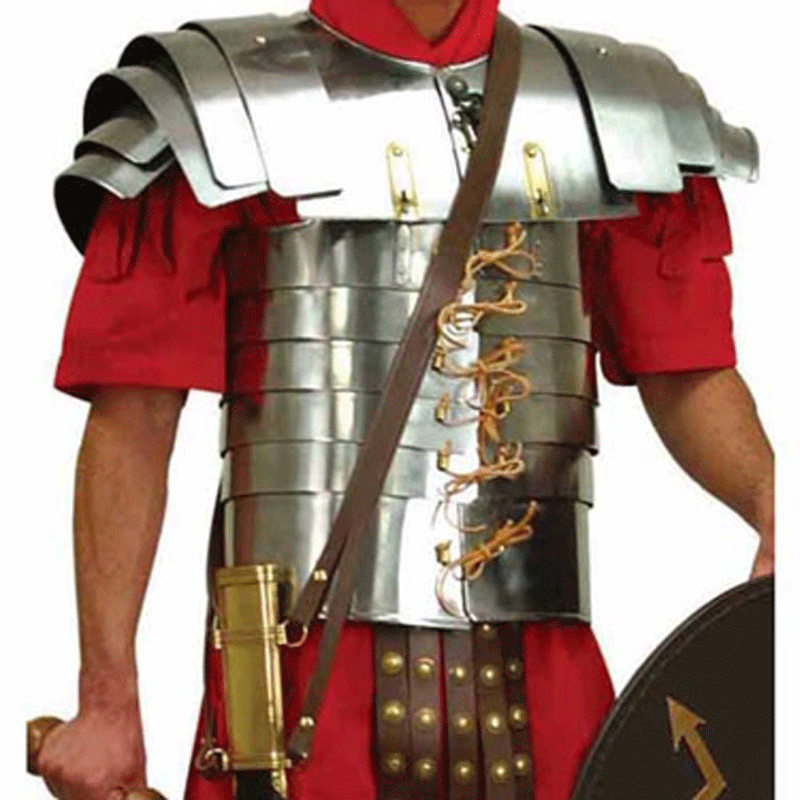 Leren schouderriem voor zwaarden