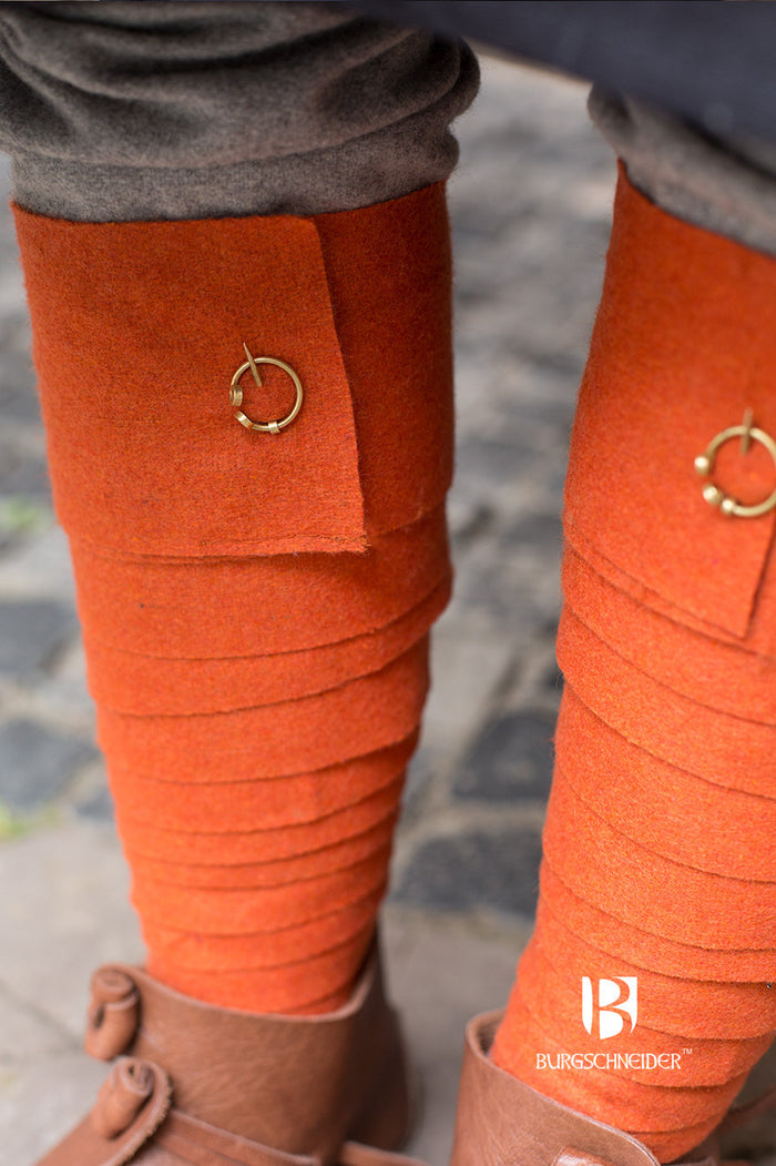 Beenwindsels Aki, oranje, wolmix