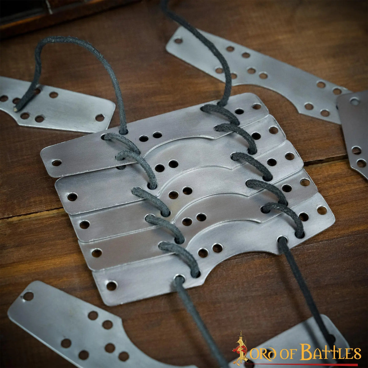 Germansk/byzantinsk lamelpanser 11,5 × 2,5 cm, 100 stk.