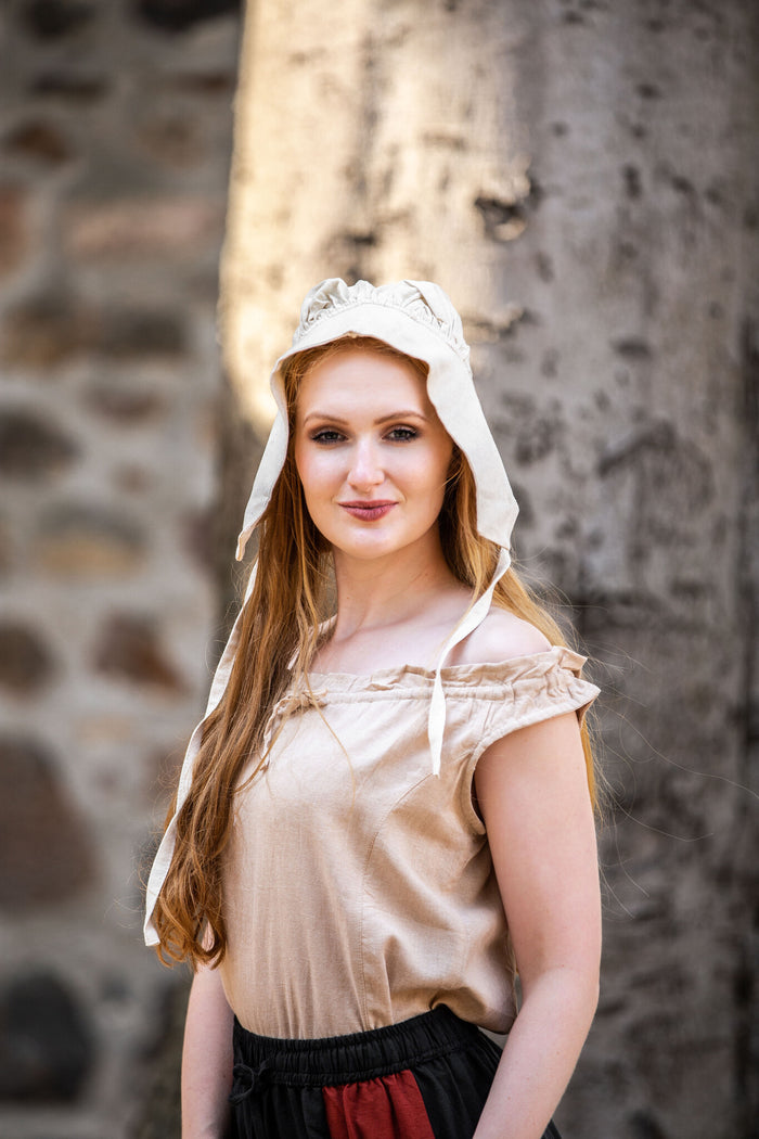 Middeleeuws kapje crème