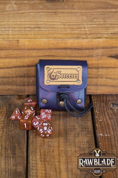 Dice bag with dice set, Sorcerer