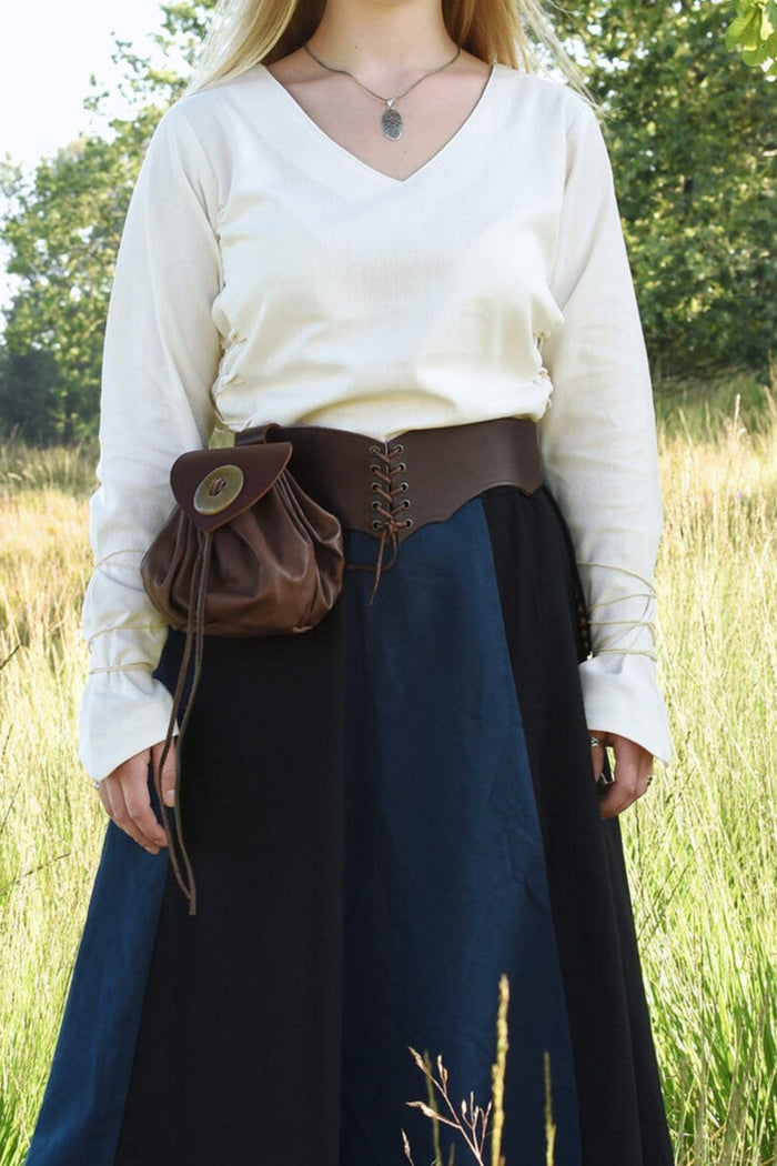 Middeleeuwse blouse Aubrey, naturel