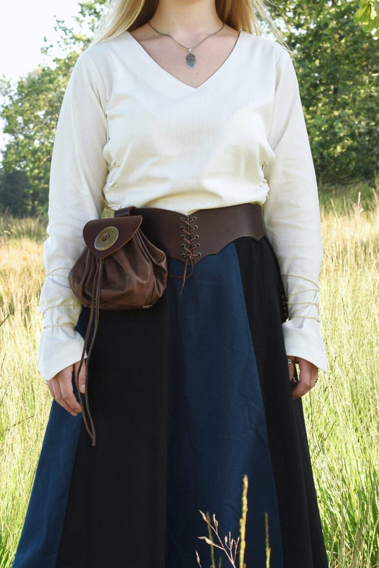 Middeleeuwse blouse Aubrey, naturel