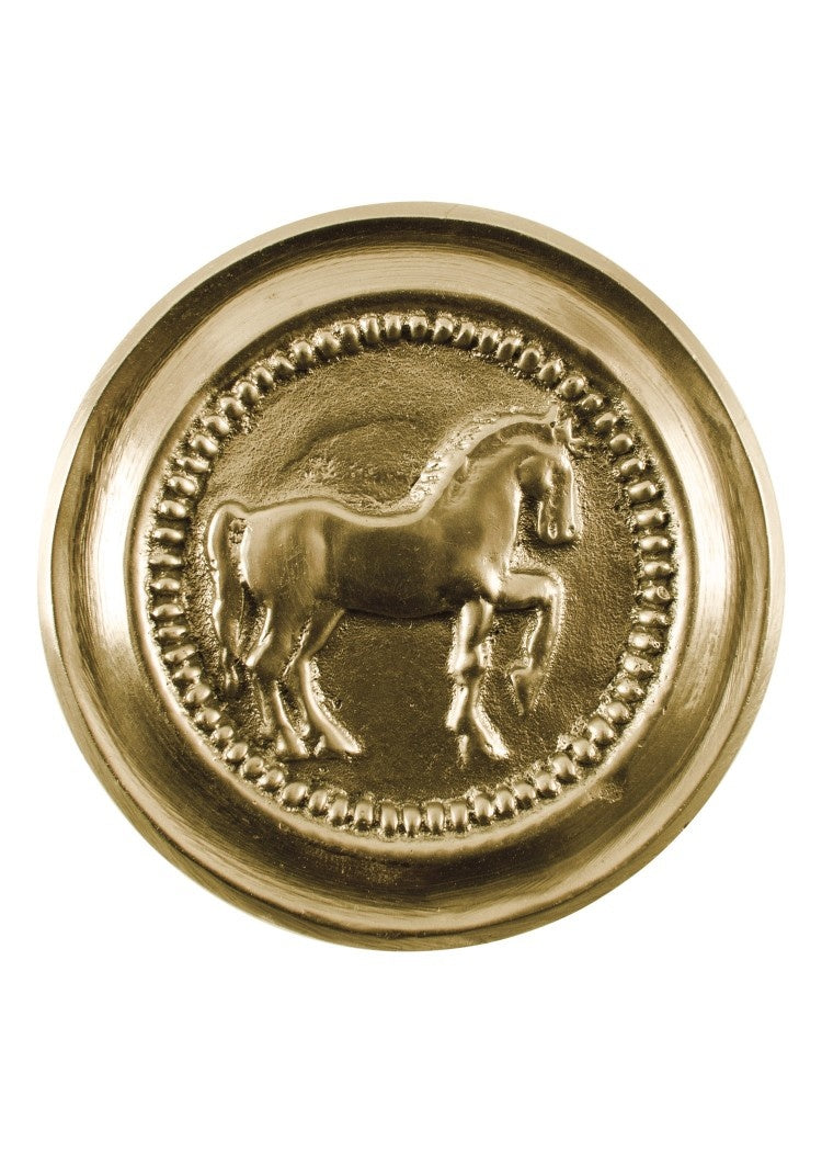 Roman phalera horse gold color