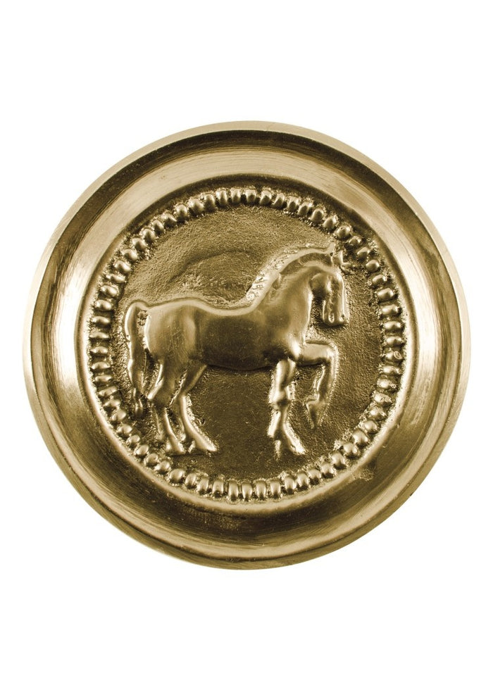 Roman phalera horse gold color
