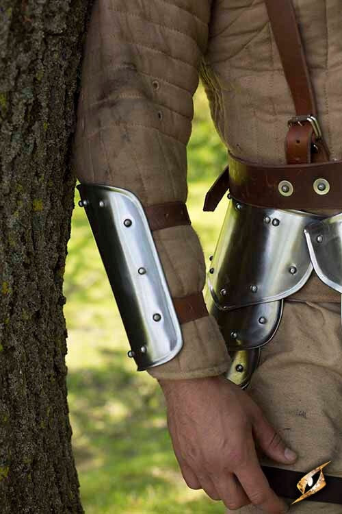 Warrior middeleeuwse bracers, onderarmbeschermers, 1 mm