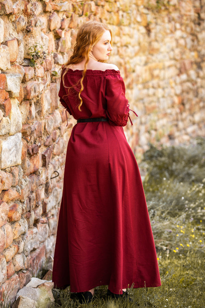 Abito da festival Melisande, rosso