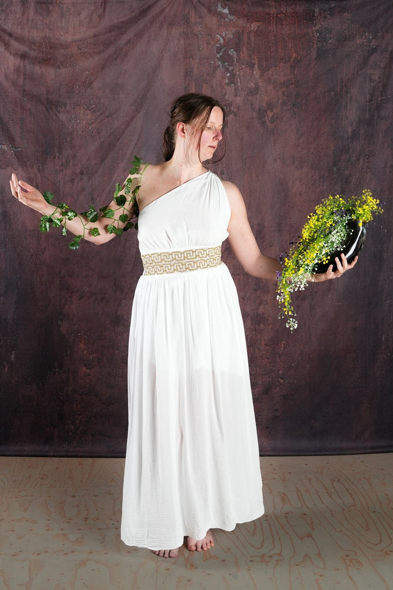 Göttinnenkleid Gaia, weiß