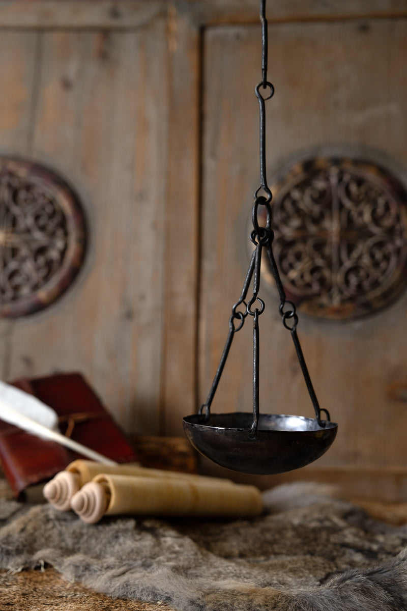 Early medieval oil lamp