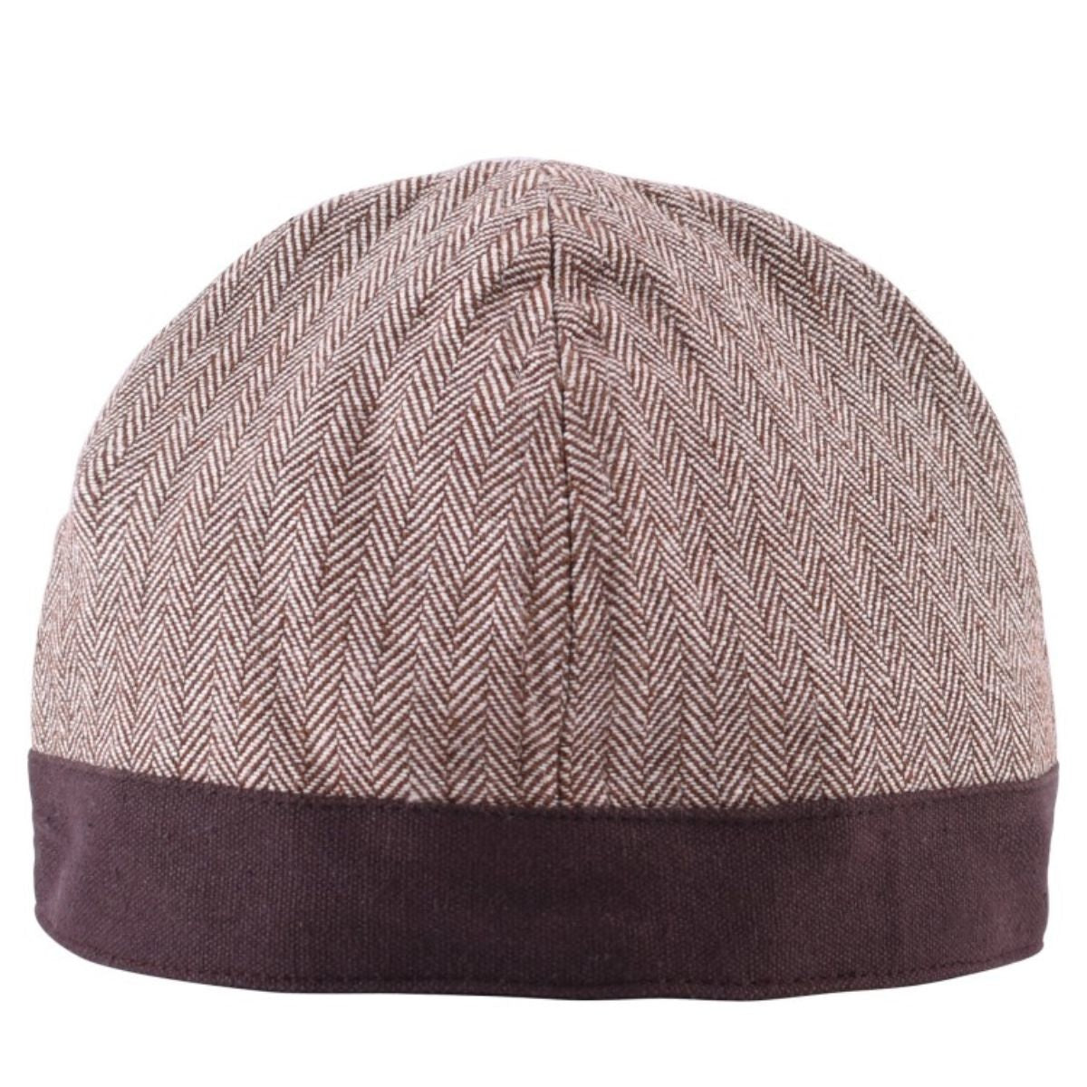 Gorro Birka con motivo de espiga, marrón