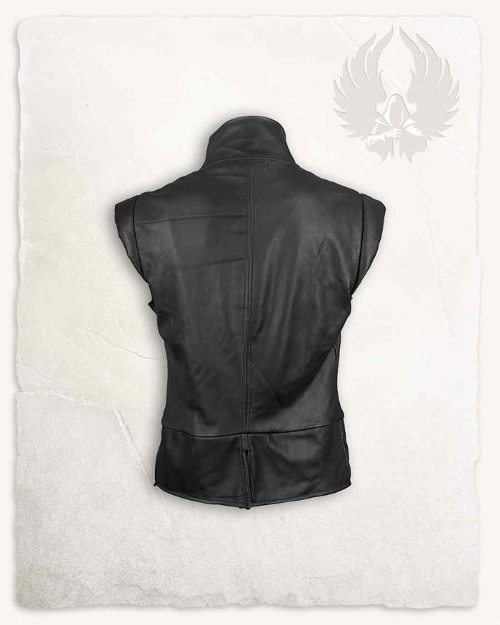 Leren vest Tilly, 16e - 17e eeuws, zwart