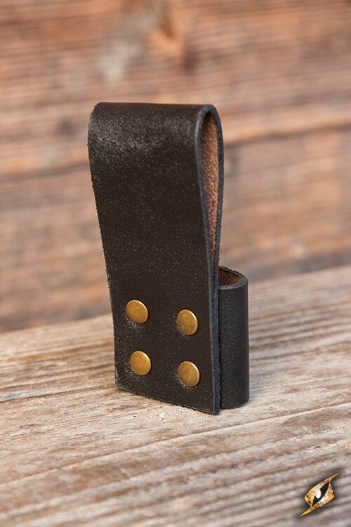 Belt holder for 1 LARP throwing knife, black