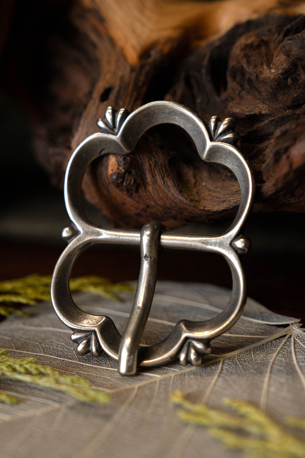 Renæssancespænde, 15.–16. årh., forsølvet bronze