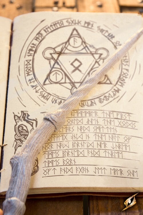 Toverstok druide, wit