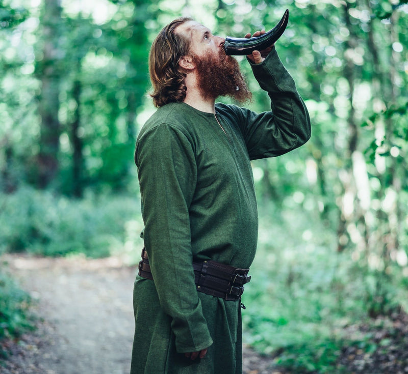 Lange Vikingtuniek Hvitserk, groen