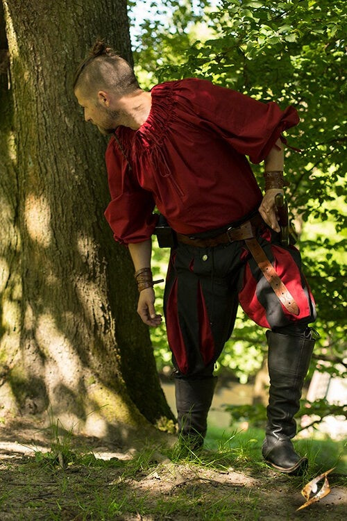 Renaissancehemd Cosimo, rot