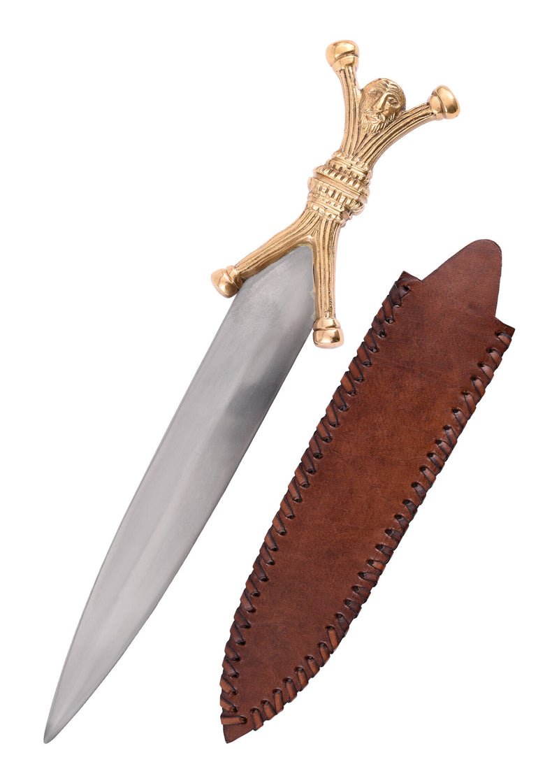 Celtycki sztylet antropomorficzny, półostry