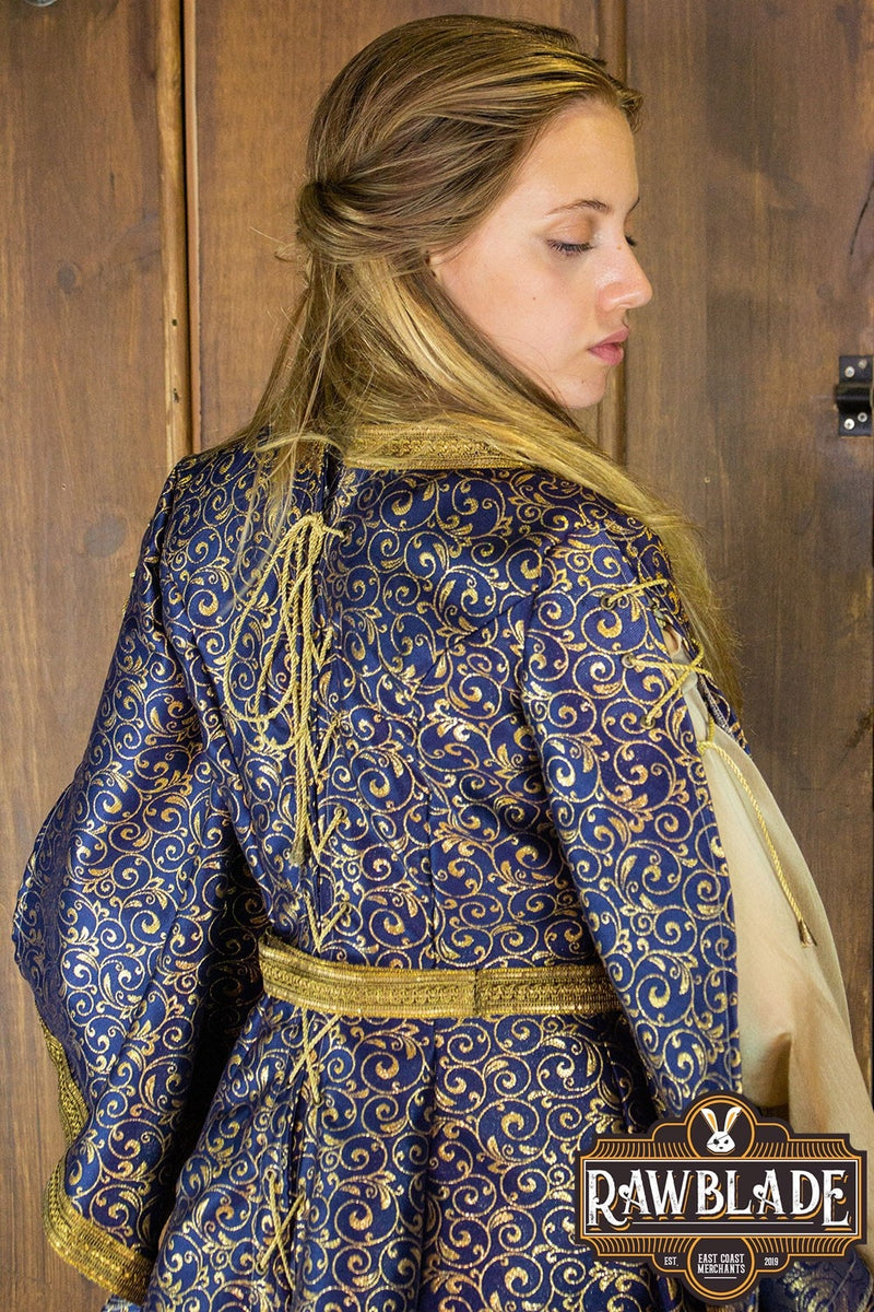 Aquitania nobele jurk, blauw