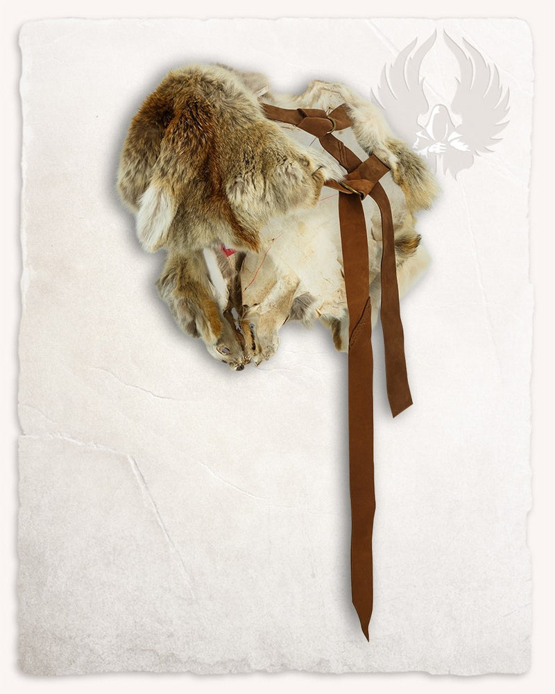 Fur collar fox, brown