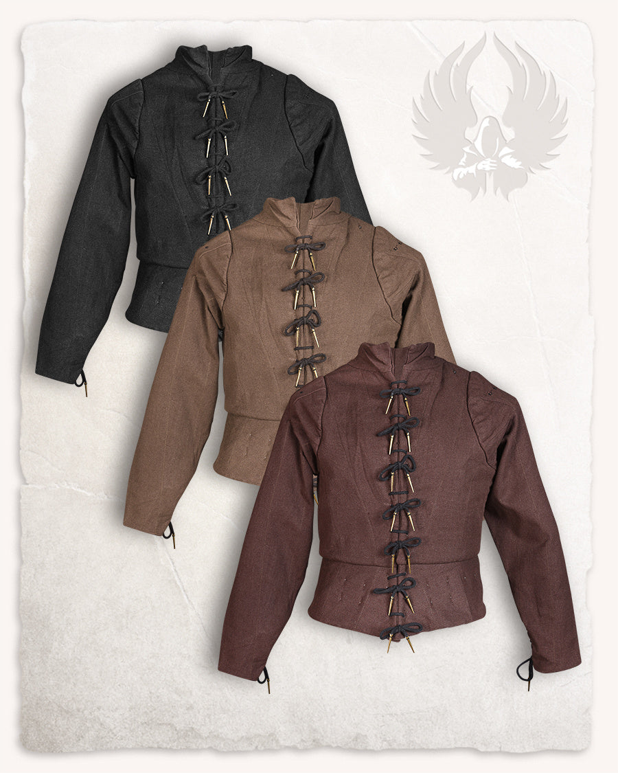 Arming doublet Tudor, XV secolo, nero