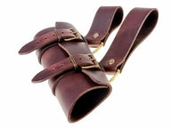 Luxe leren zwaardhouder, bruin
