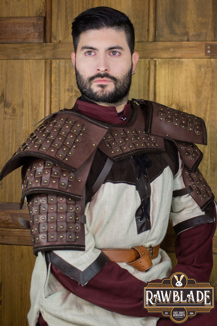 Evan Versterkte Pauldrons - Bruin