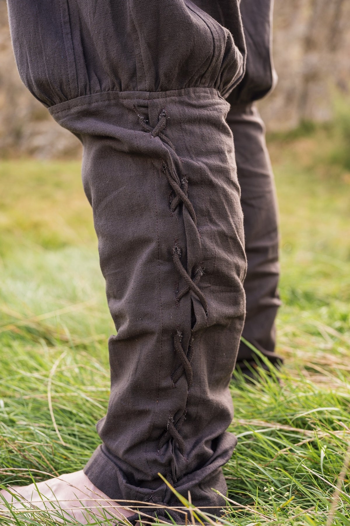 Spodnie wikińskie Dublin, brązowe