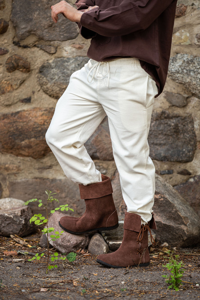 Cotton trousers Alin, cream