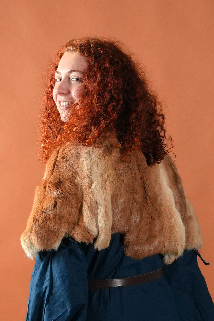 Fur collar Sven, brown