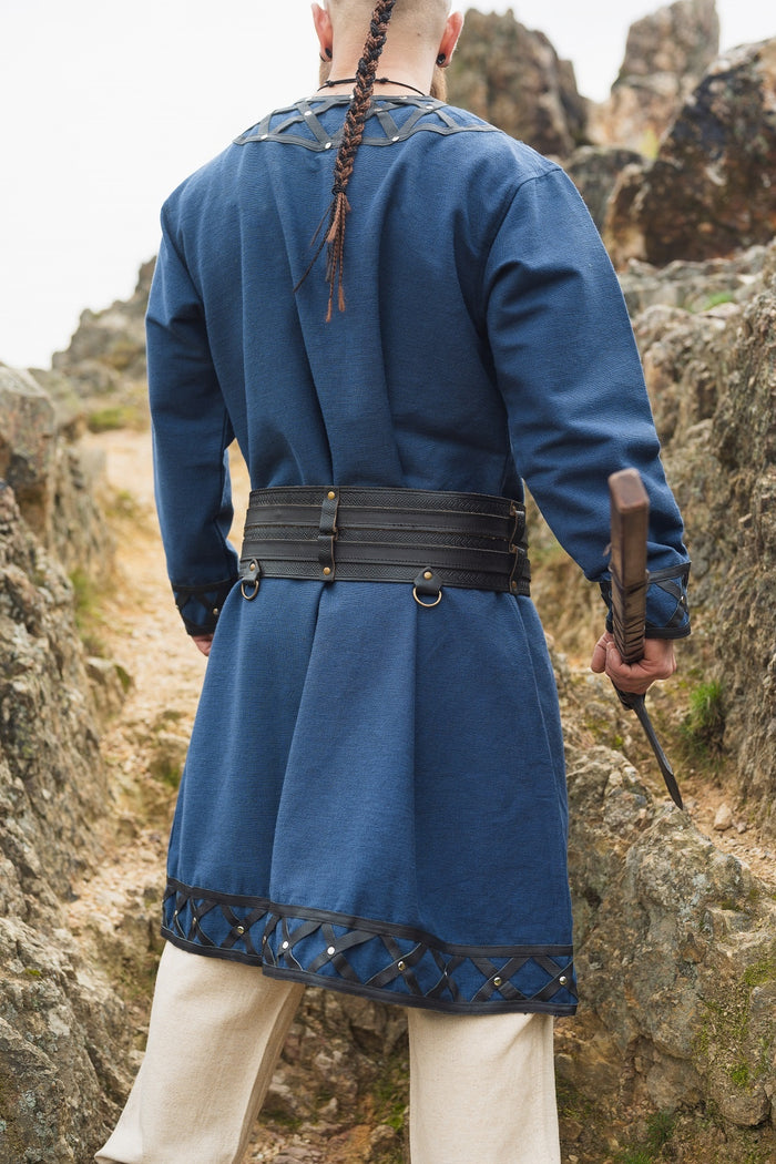 Viking tunic Farulfr, blue