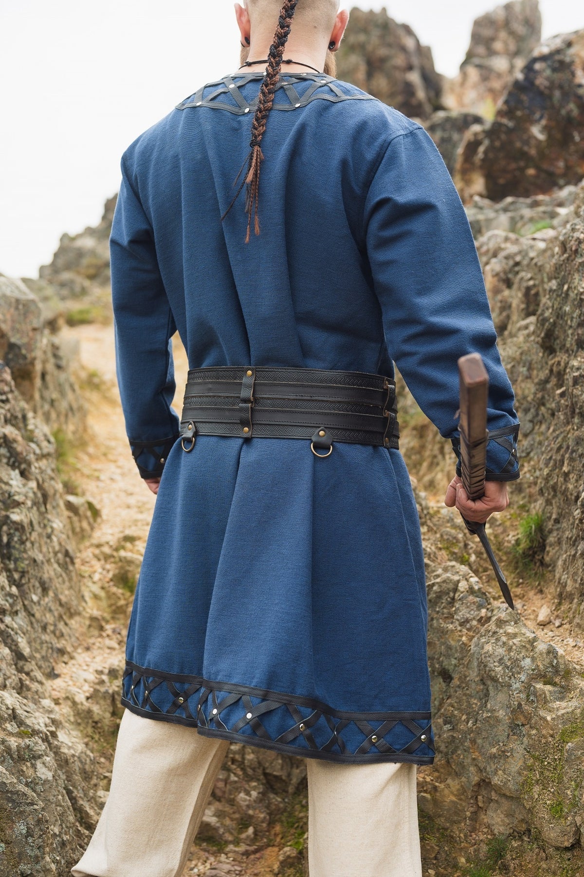 Tunika Viking Jarl Ragnvald, modrá