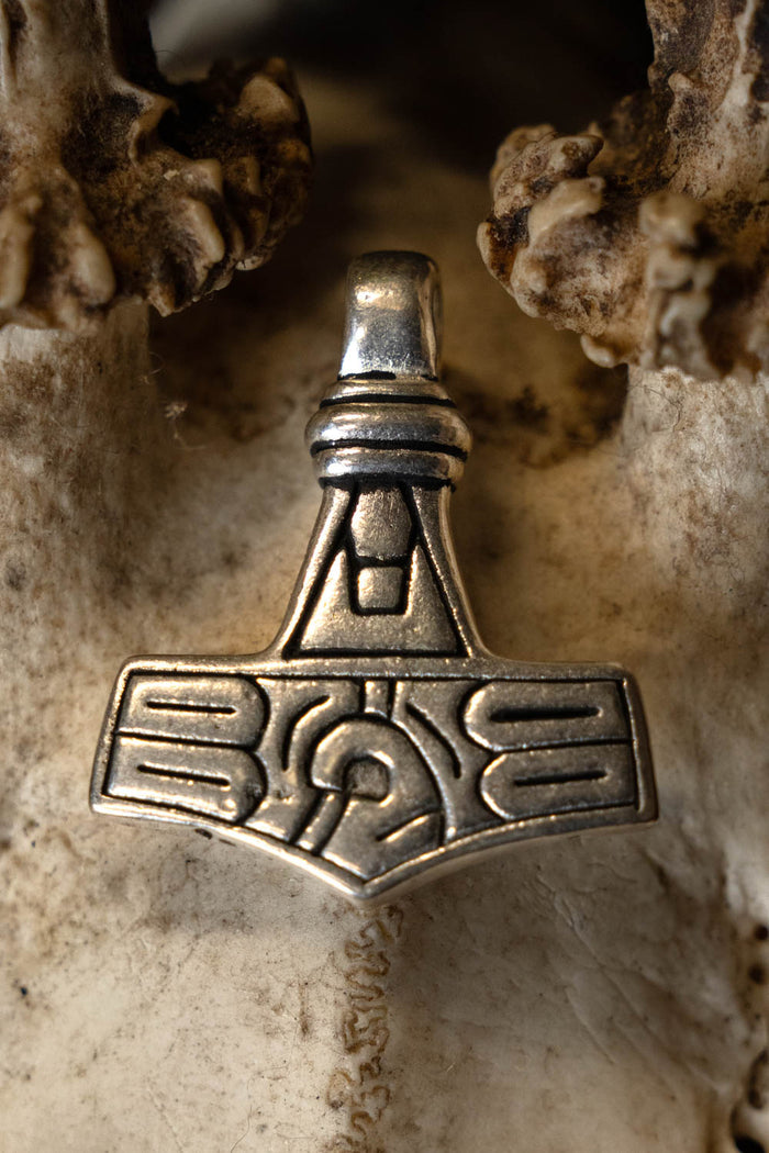 Martillo de Thor de Gotland, bronce plateado