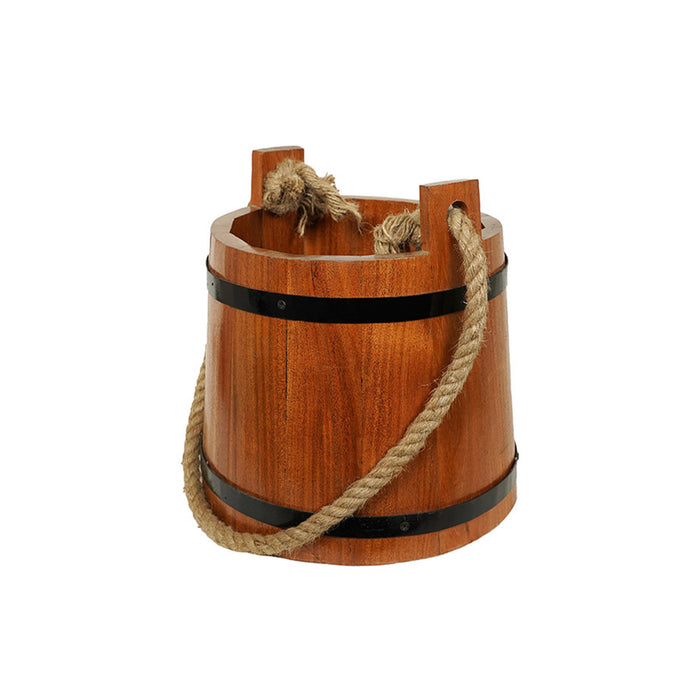 Seau en bois médiéval