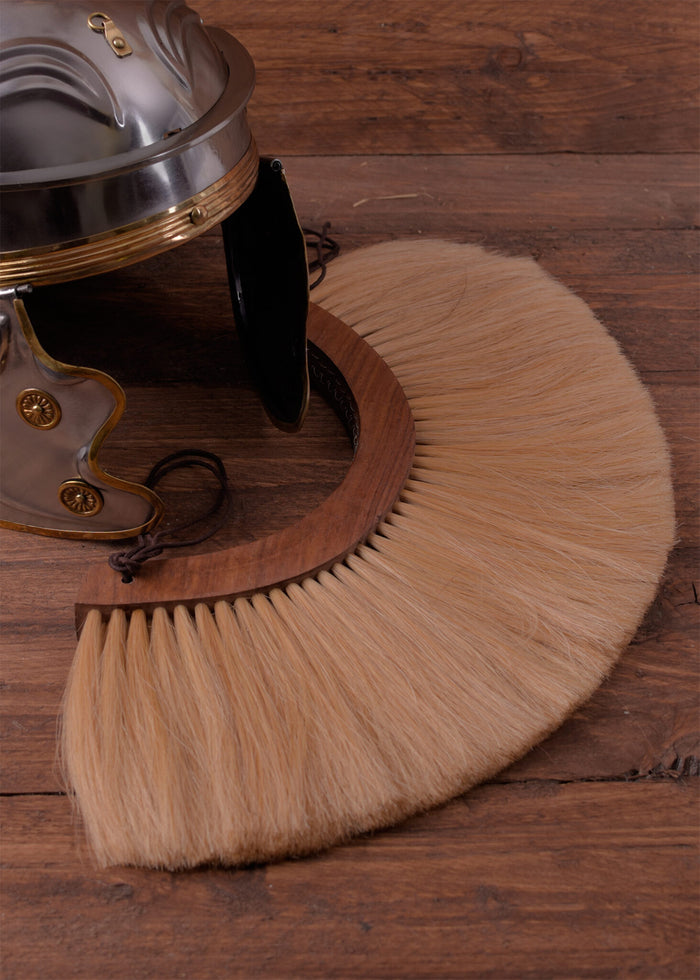 Romersk hjelmkam, hvid