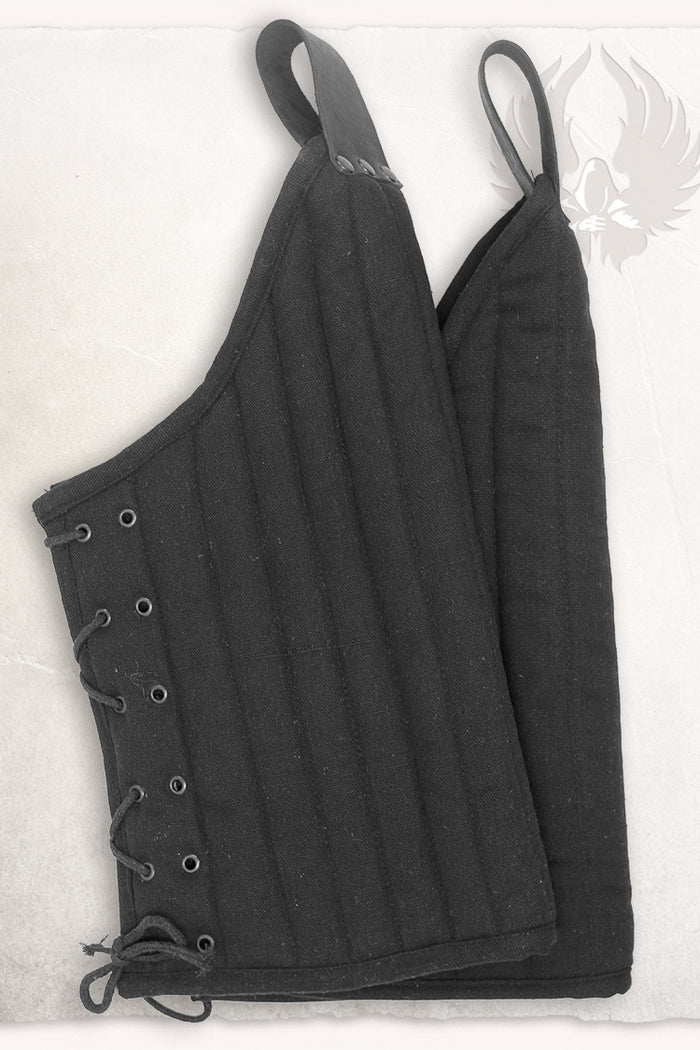 Proteção de coxa Gambeson, bovenbeenbeschermers, Leopold preto