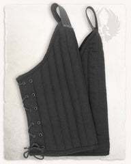 Gambeson cuisses, lårskydd, Leopold, svart