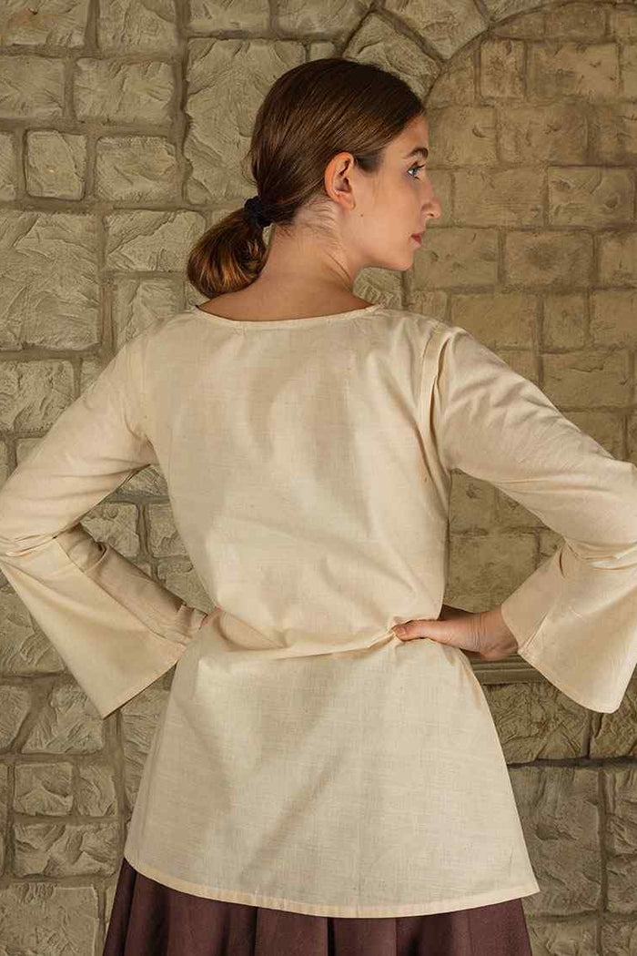 Bluse Valerie, Baumwolle, natur