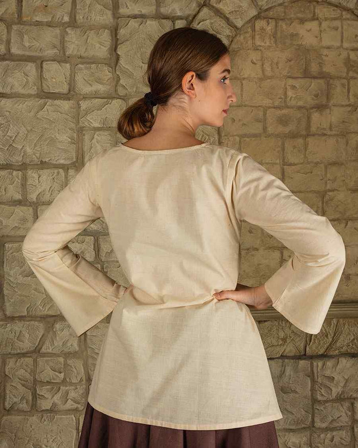 Blouse Valerie, katoen, naturel