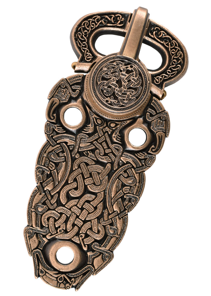 Sutton Hoo buckle, brass