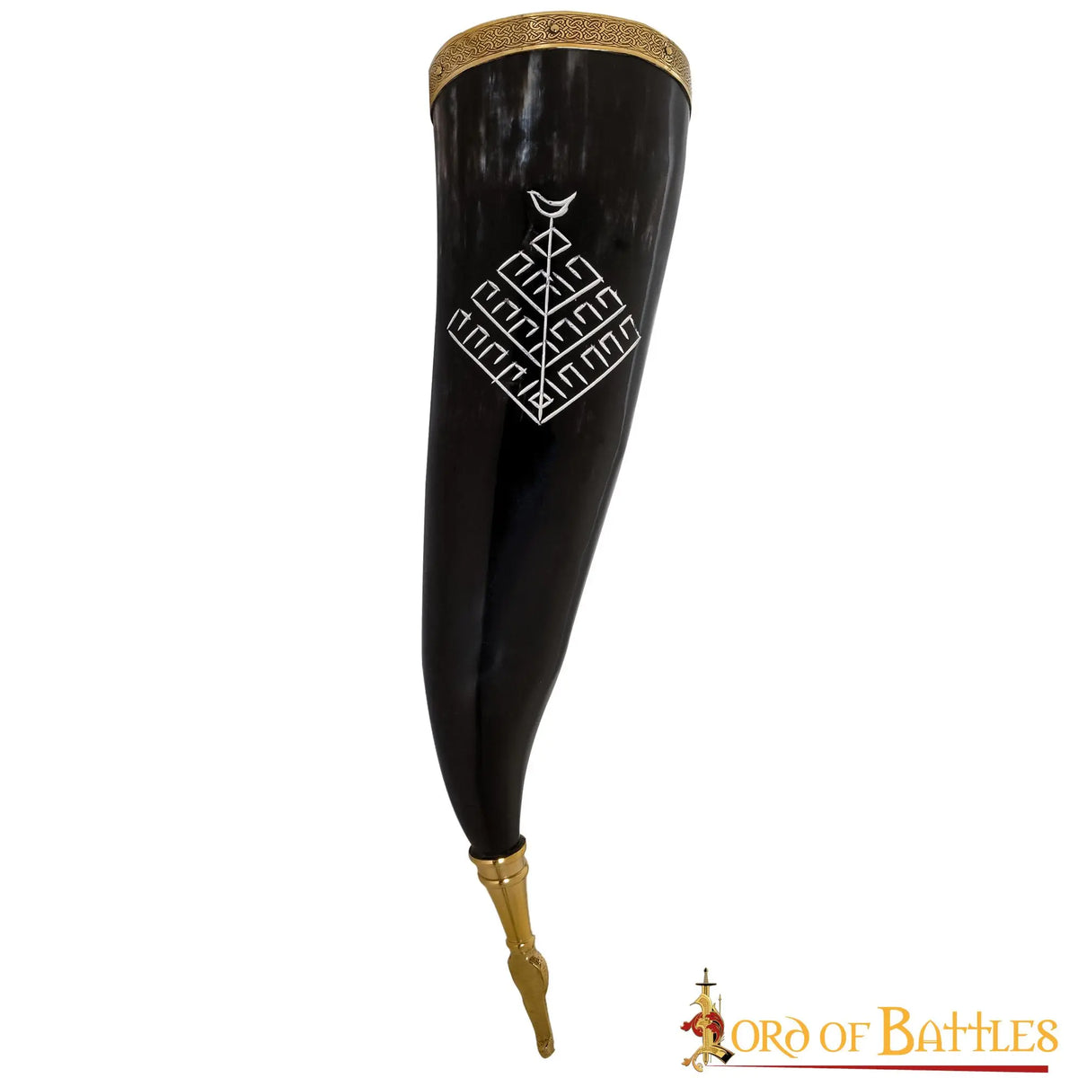 Viking drinkhoorn met Yggdrasil, 300-500 ml