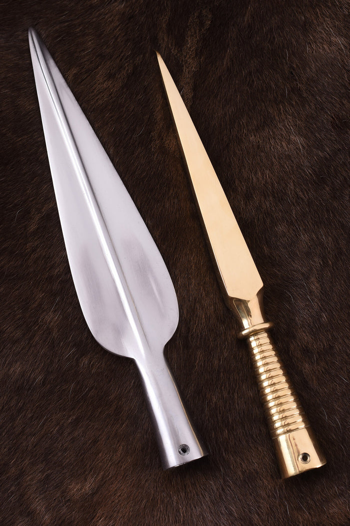 Speerpunt & schachtkap Griekse dory, semi-scherp