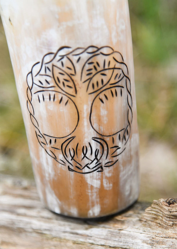 Hoorn drinkbeker Yggdrasil, 100-200 ml