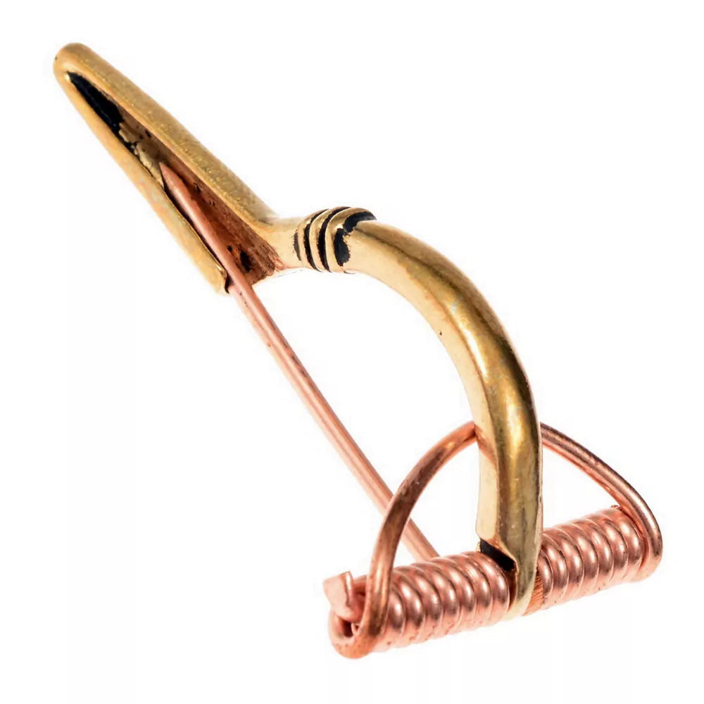 Germansk armbrøstfibula, bronze