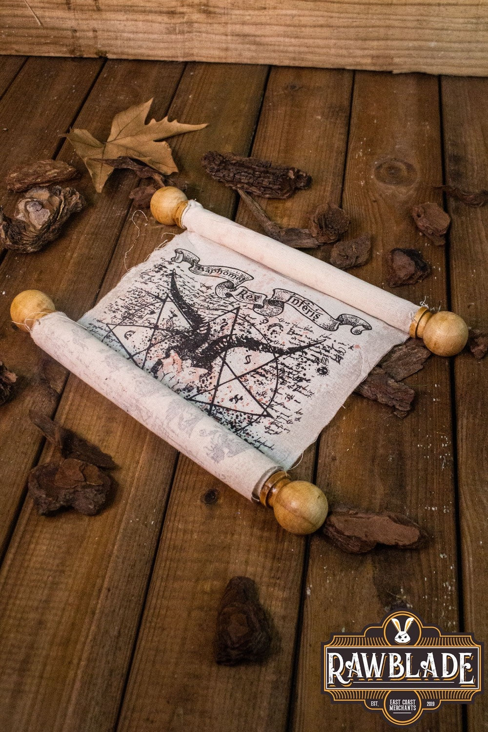 Summoner Scroll met leren band