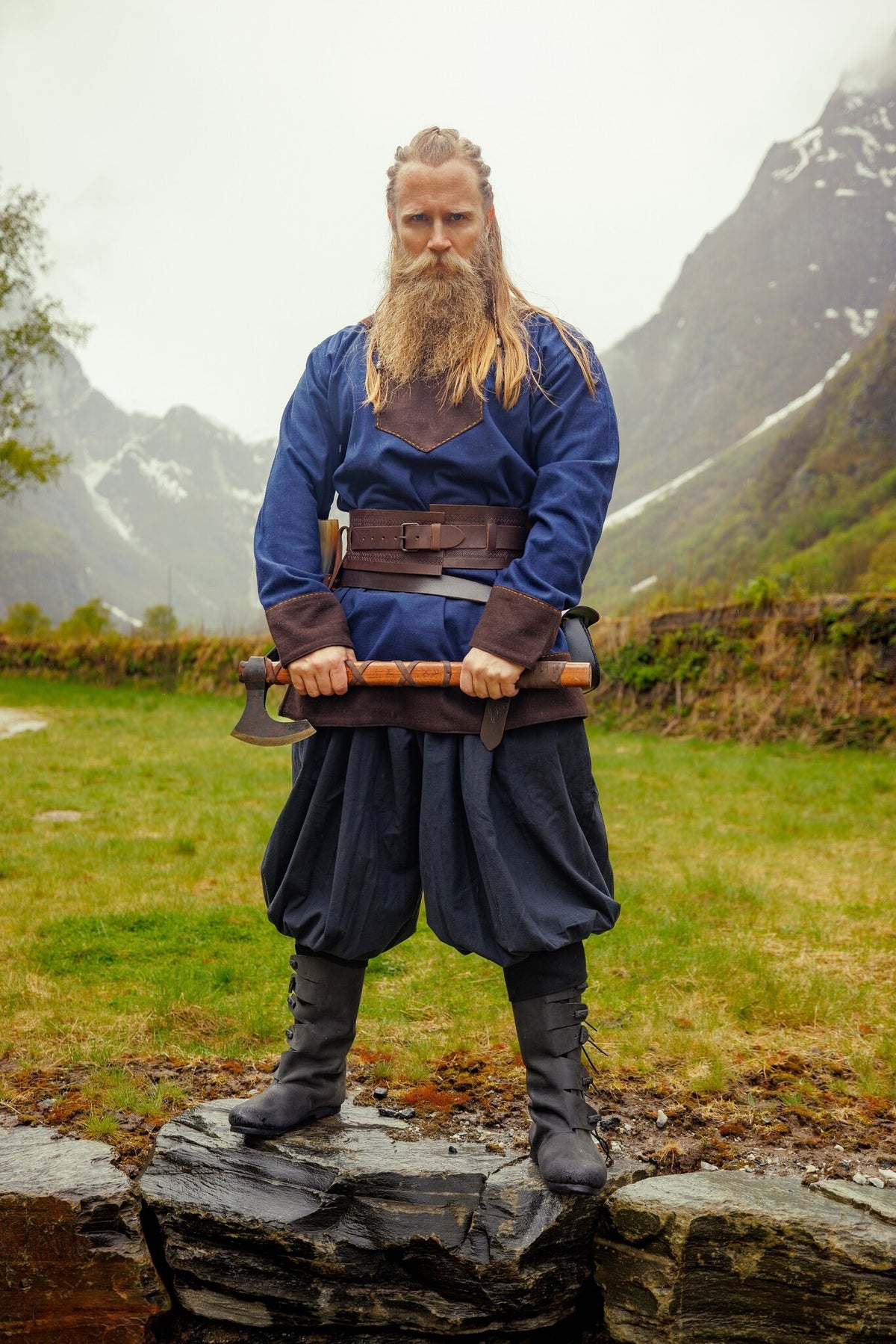 Ceinture Viking Sigrid, marron foncé