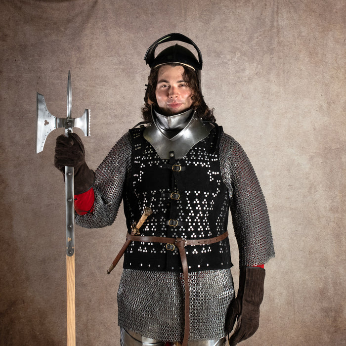 15. århundredes sallet, sort, 1,6 mm