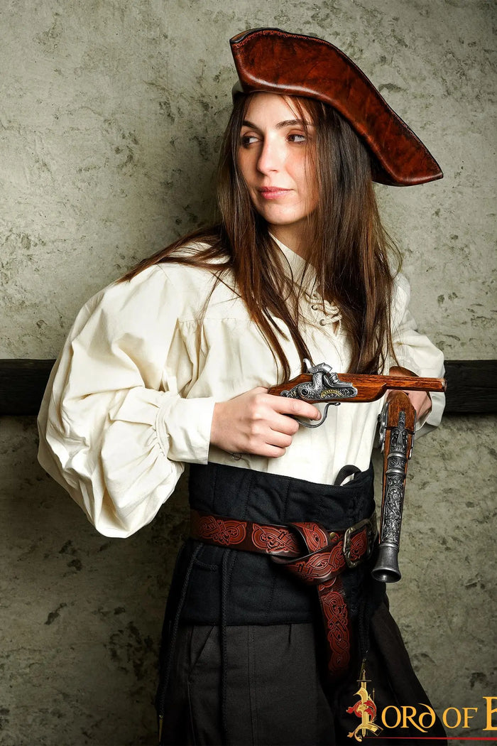 Ceinture Viking avec dragons, 130 cm, brun