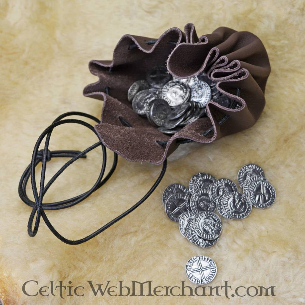 Sakiewka na pieniądze, brązowa