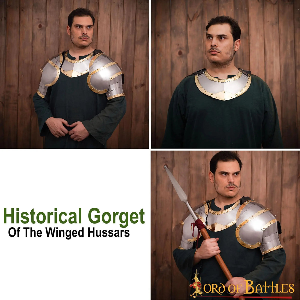 Lenkų husarų gorget, 1,6 mm