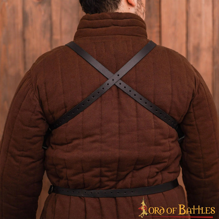 Brustkürass 15. Jahrhundert, schwarz, 1,6 mm